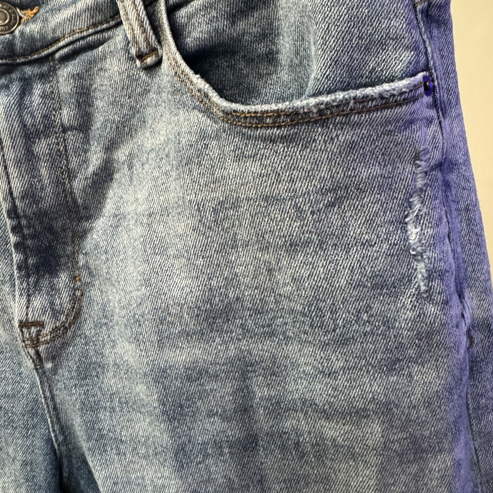 Kensie High Rise Blue Jeans - Picture 2 of 8